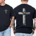 “I Can Do All Things Through Christ” Christian T-Shirt/Sweatshirt/Hoodie – Cross Graphic Philippians 4:13 Tee