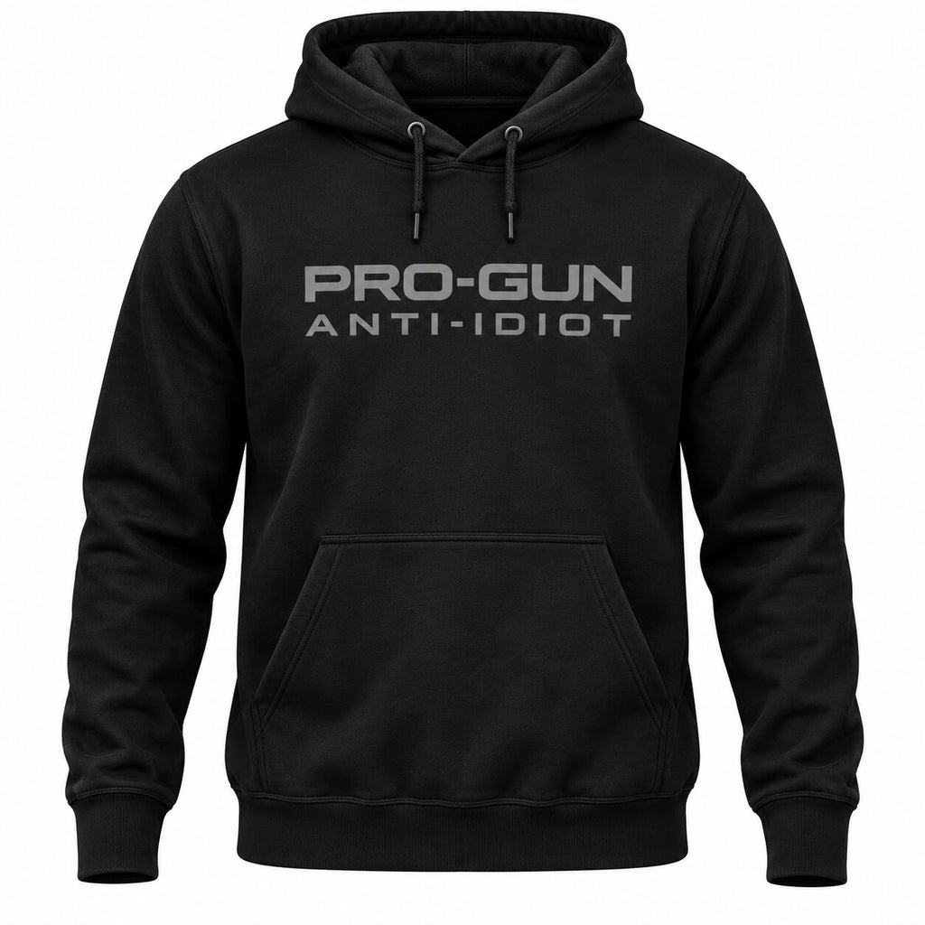 Pro-Gun Anti-Idiot T-Shirt, Sweatshirt & Hoodie – Bold Sarcastic Statement Graphic Apparel