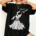 Zero Dog Boop Halloween Graphic T-Shirt, Sweatshirt & Hoodie – Funny Skeleton Hand & Ghost Dog Spooky Season Shirt