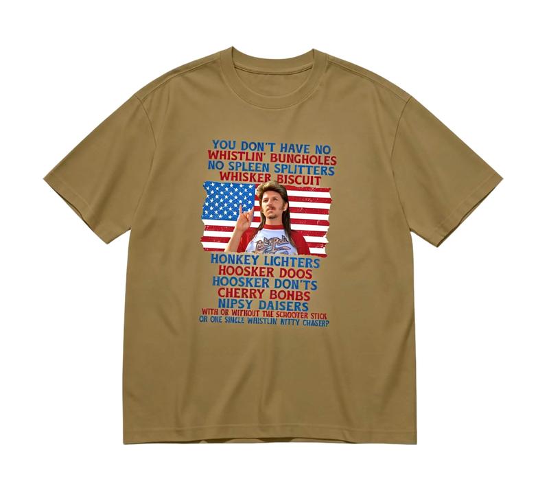Honkey Lighters Hooker Boots Cherry Bombs T-Shirt/Sweatshirt/Hoodie – Funny Patriotic American Flag 4th of July Graphic Tee