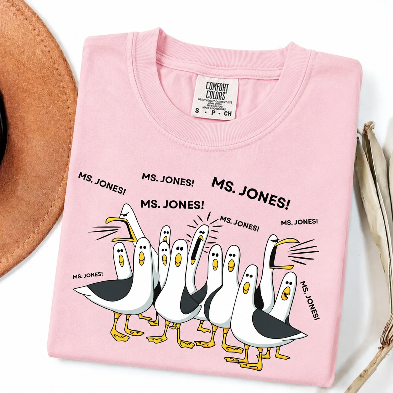 Funny Seagull Teacher T-Shirt – Comfort Colors Classroom Graphic Tee, Teacher Appreciation Gift