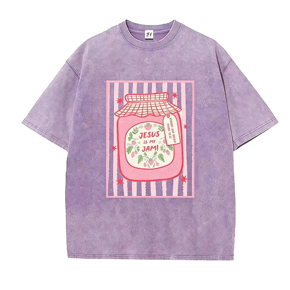 Jesus Is My Jam T-Shirt/Sweatshirt/Hoodie – Strawberry Jam Christian Graphic Tee