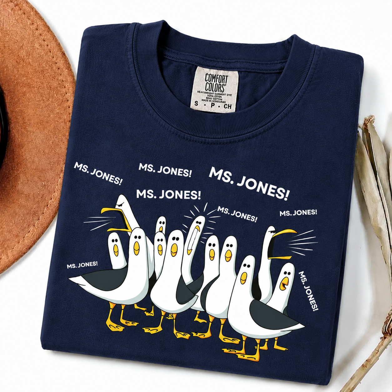 Funny Seagull Teacher T-Shirt – Comfort Colors Classroom Graphic Tee, Teacher Appreciation Gift