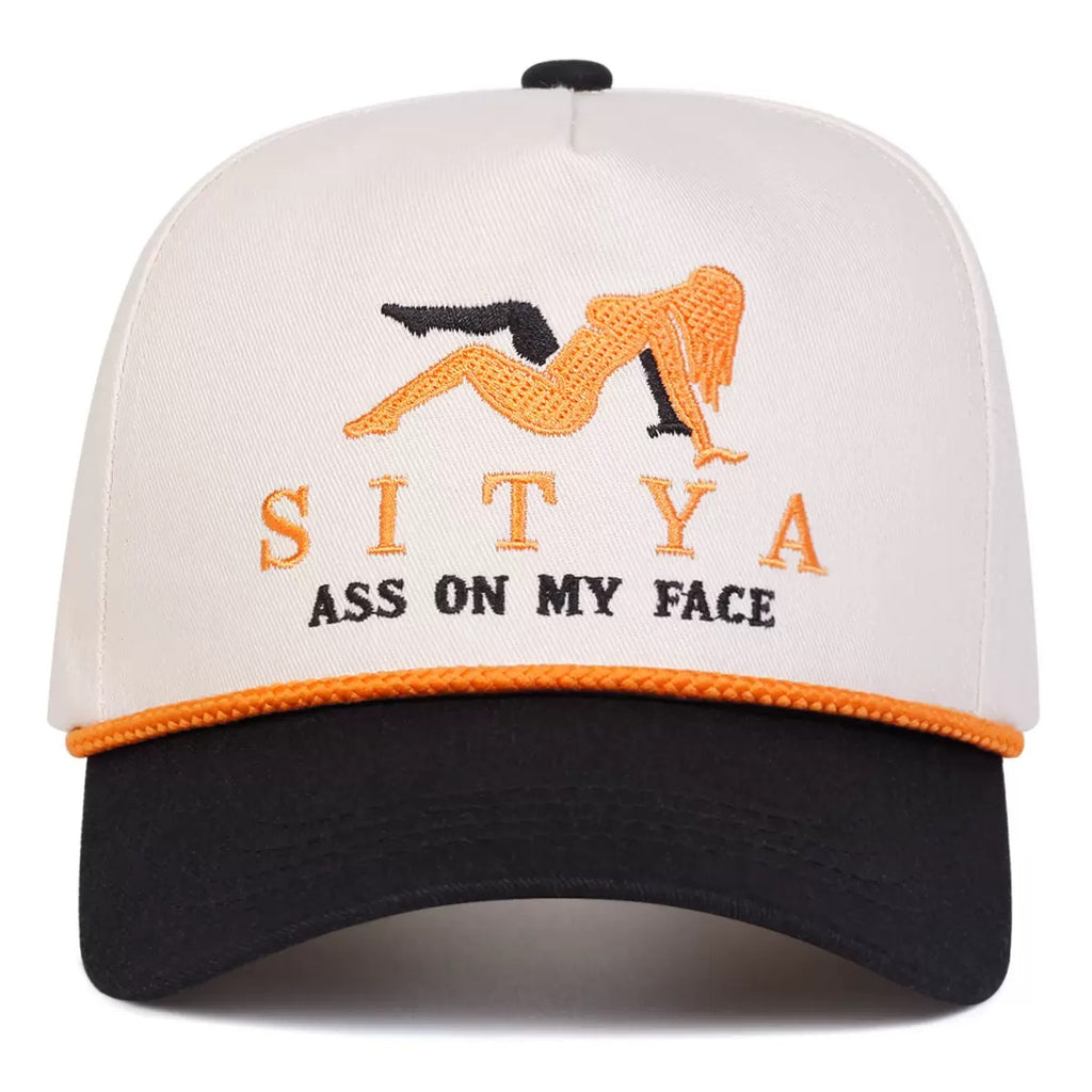 SITYA Funny Quote Trucker Hat – Two Tone Snapback Cap, Sarcastic Statement Hat for Men & Women