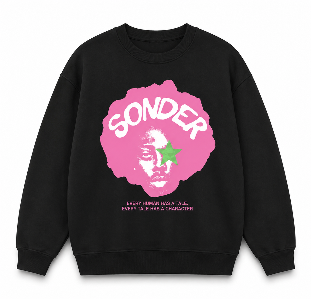 Sonder Graphic T-Shirt, Sweatshirt & Hoodie – Vintage Retro Print Streetwear Top, Unisex Casual Apparel