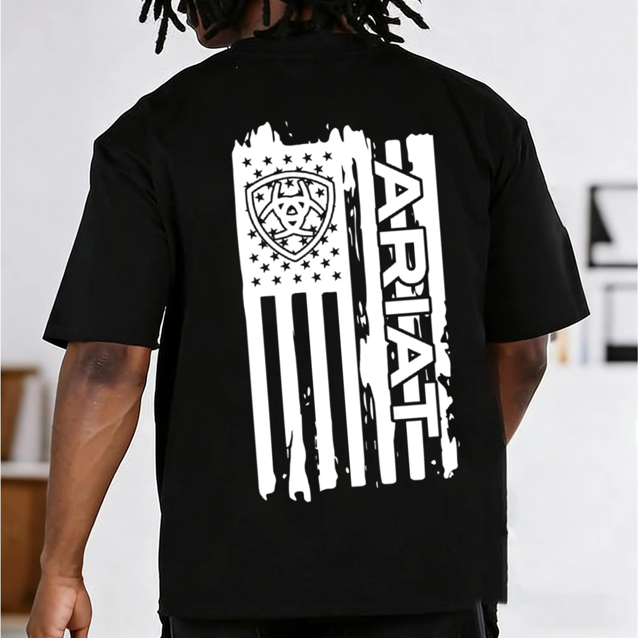 Ariat Shield Logo Western T-Shirt, Equestrian Casual Graphic Tee for Horse Riding Lovers