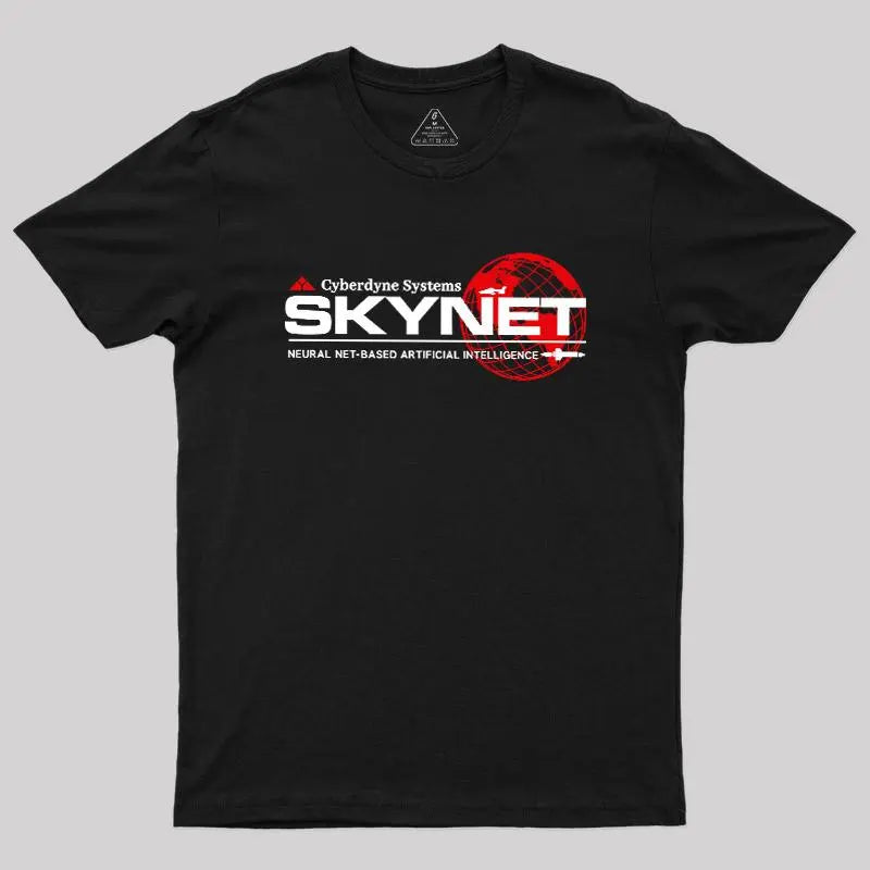 Cyberdyne Systems Skynet T-Shirt, Sweatshirt & Hoodie – Neural Net Artificial Intelligence Graphic, Retro Sci-Fi Tech Geek Design, Futuristic Movie Inspired Gift