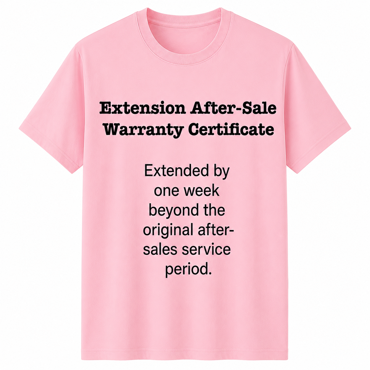 After-Sale Warranty Certificate T-Shirt/Sweatshirt/Hoodie – Funny Office Humor Graphic Tee
