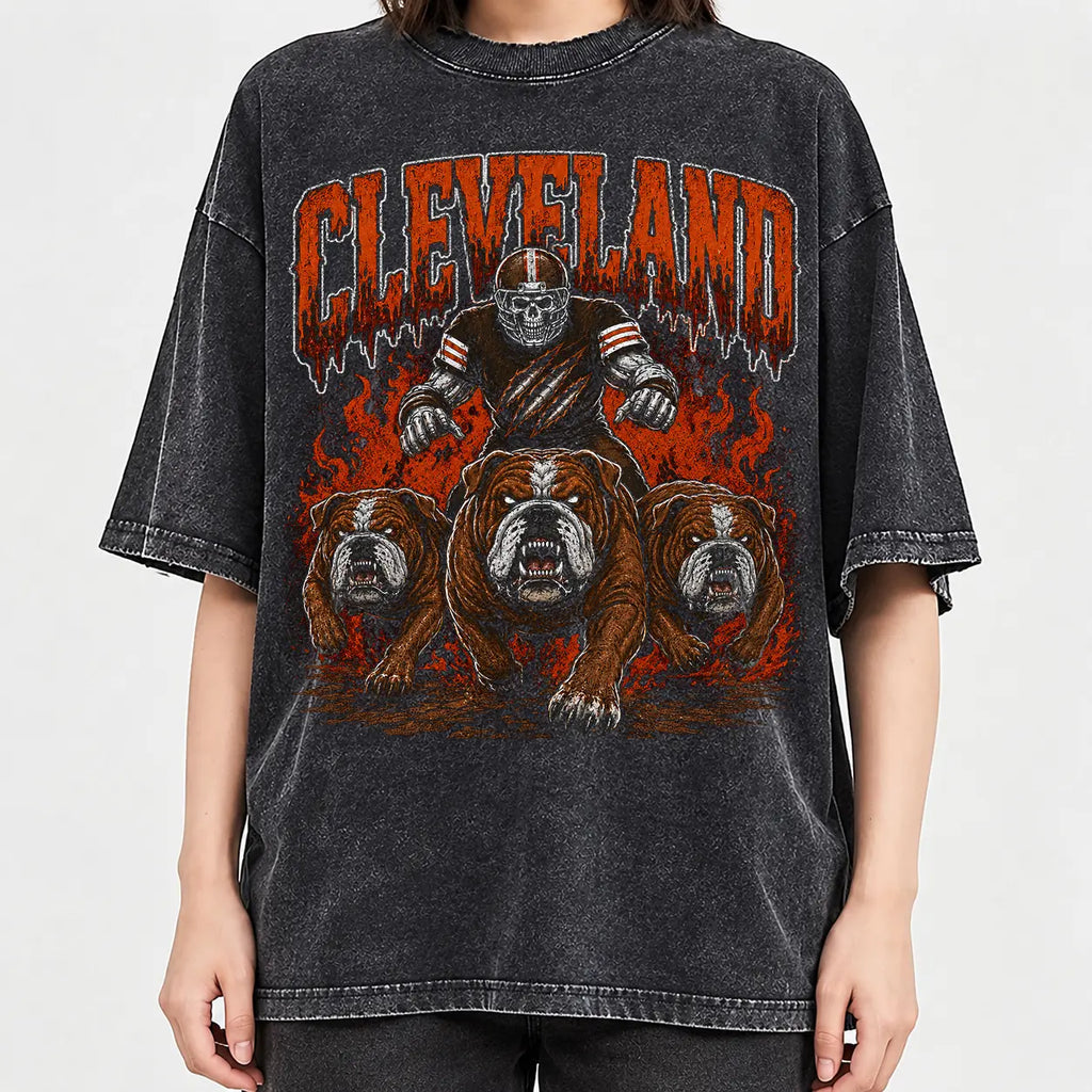 All 32 Teams Football Skull Vintage Graphic T-Shirt, Sweatshirt & Hoodie – Retro Game Day Football Fan Design
