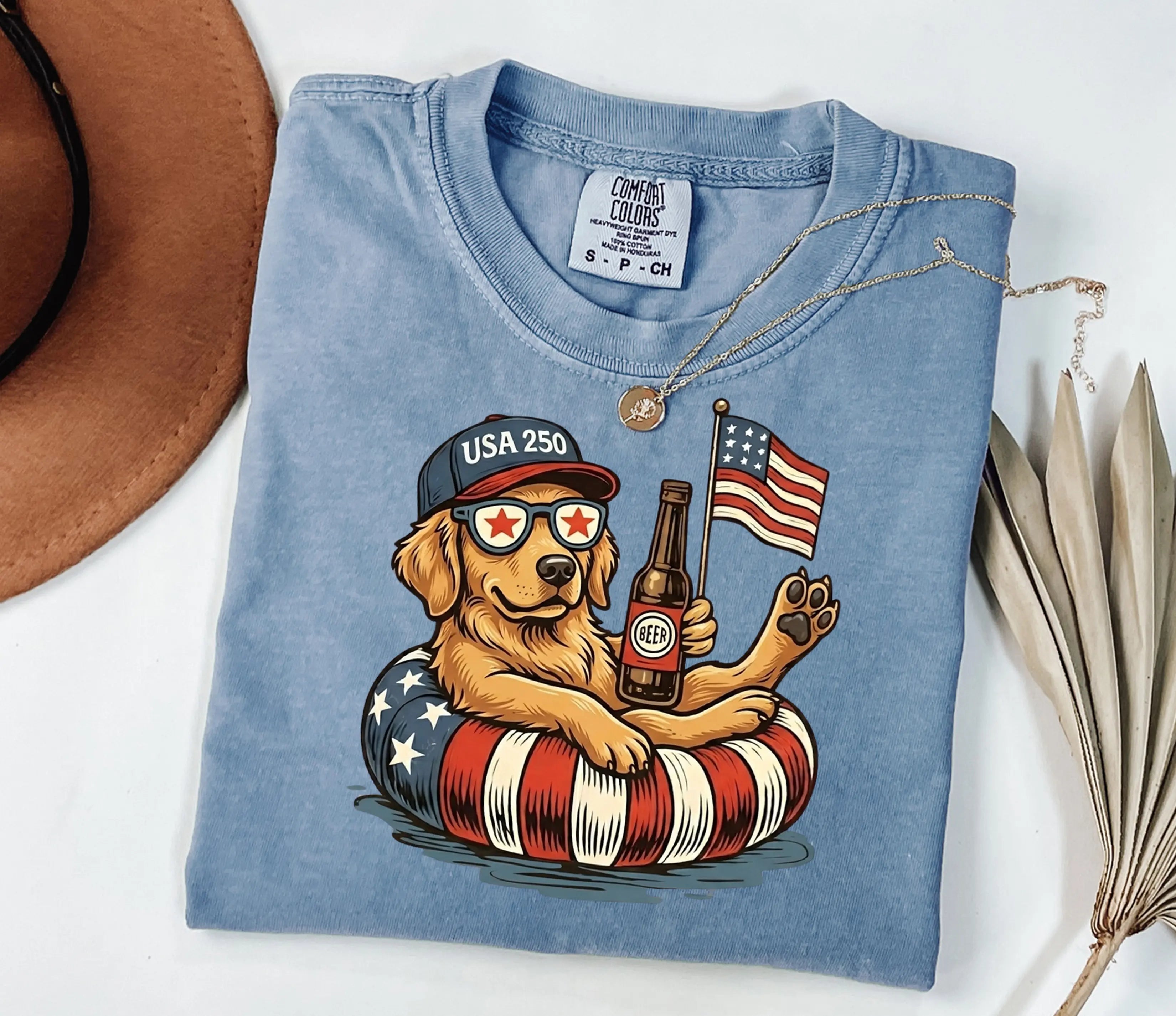 Funny Dachshund America 250 T-Shirt/Sweatshirt/Hoodie – Patriotic Dog Graphic Tee