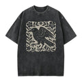 Gothic Raven Floral T-Shirt, Sweatshirt & Hoodie – Vintage Linocut Crow Graphic, Dark Academia Witchy Style