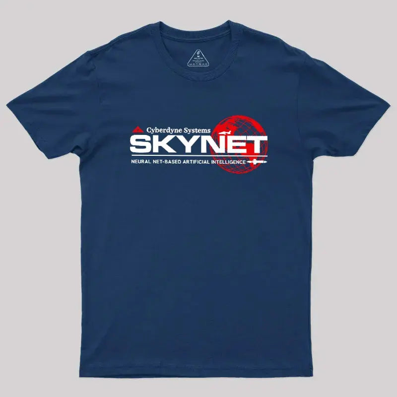 Cyberdyne Systems Skynet T-Shirt, Sweatshirt & Hoodie – Neural Net Artificial Intelligence Graphic, Retro Sci-Fi Tech Geek Design, Futuristic Movie Inspired Gift