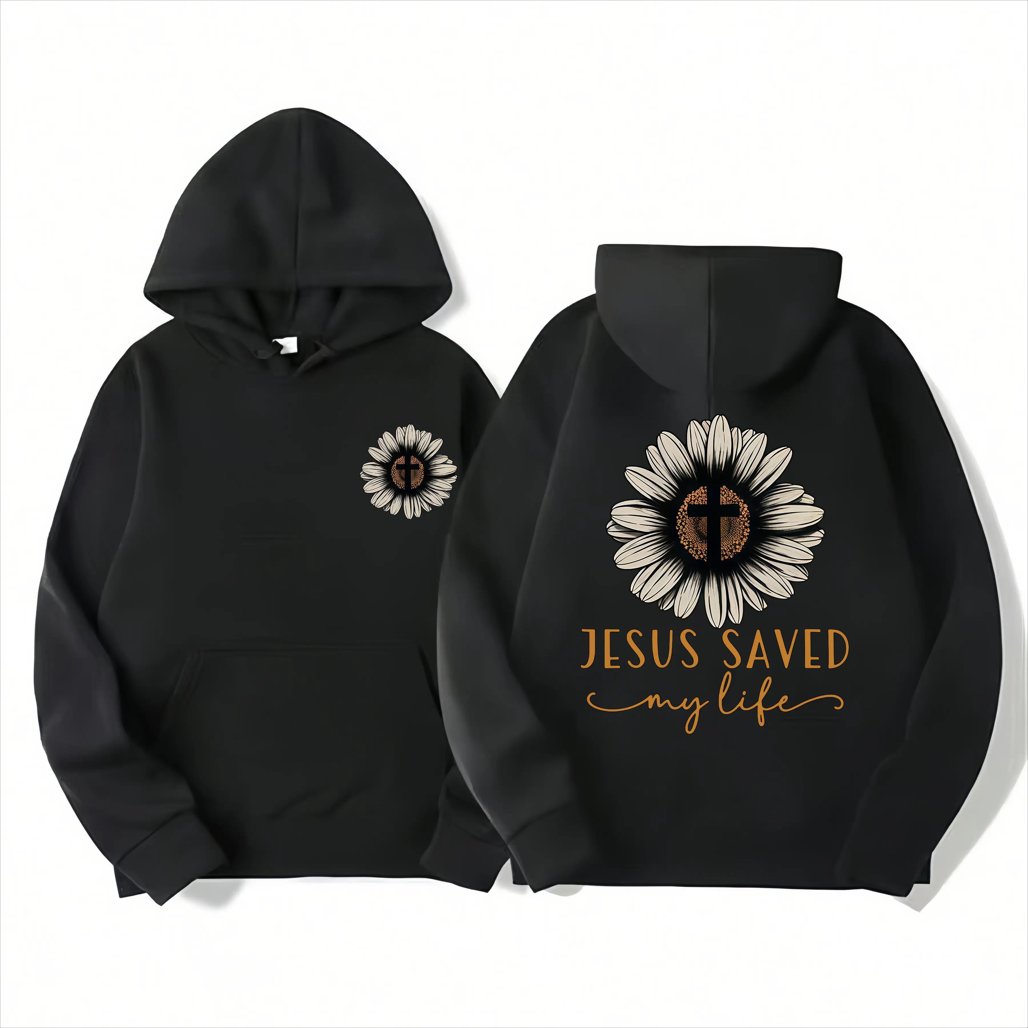 Jesus Saved My Life T-Shirt/Sweatshirt/Hoodie – Sunflower Christian Graphic Tee