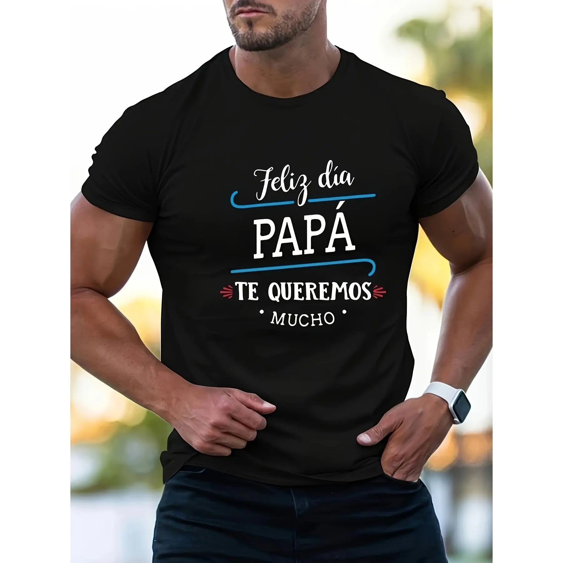 Feliz Dia Papa T-Shirt/Sweatshirt/Hoodie – Funny Spanish Father’s Day Graphic Tee