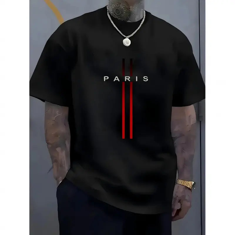Paris Minimalist Graphic T-Shirt, Sweatshirt & Hoodie – Modern Urban Streetwear Print
