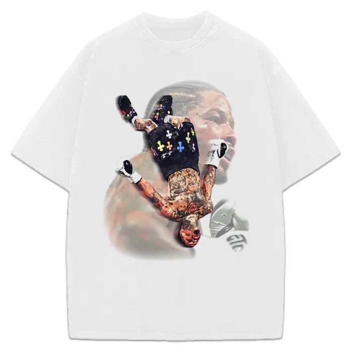 Gervonta "Tank" Davis Vintage Graphic T-Shirt/Sweatshirt/Hoodie – Boxing Champion Streetwear Tee for Fight Fans