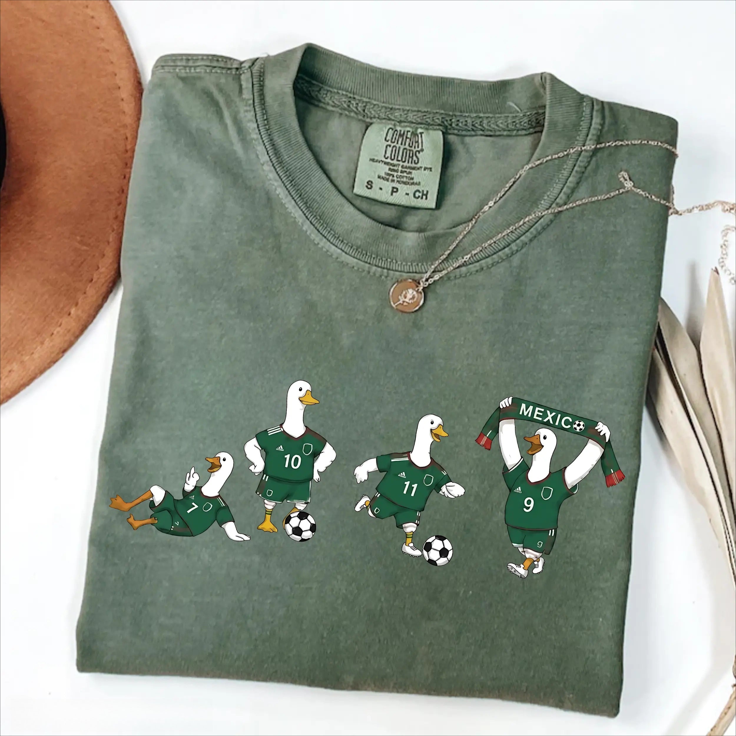 Funny Goose Mexico Soccer T-Shirt/Sweatshirt/Hoodie – Mexico Football Fan Game Day Graphic Tee