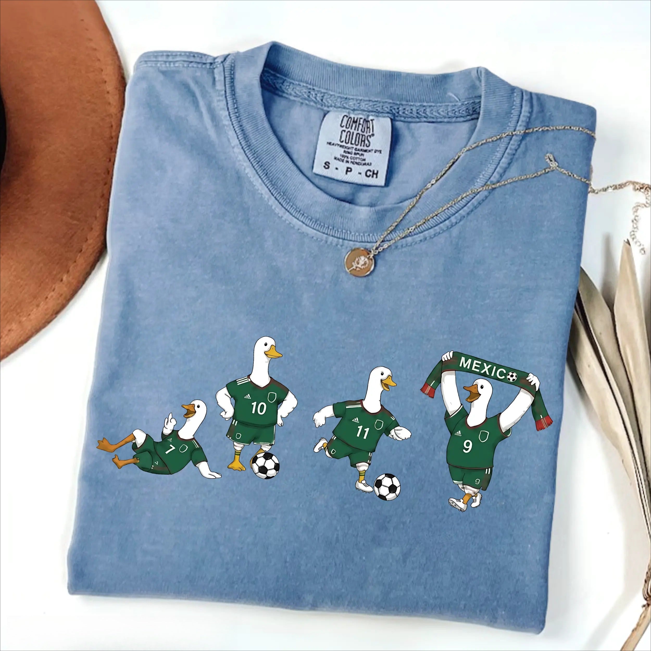 Funny Goose Mexico Soccer T-Shirt/Sweatshirt/Hoodie – Mexico Football Fan Game Day Graphic Tee