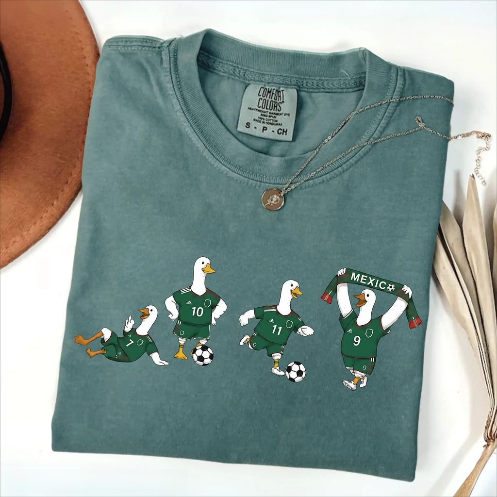 Funny Goose Mexico Soccer T-Shirt/Sweatshirt/Hoodie – Mexico Football Fan Game Day Graphic Tee