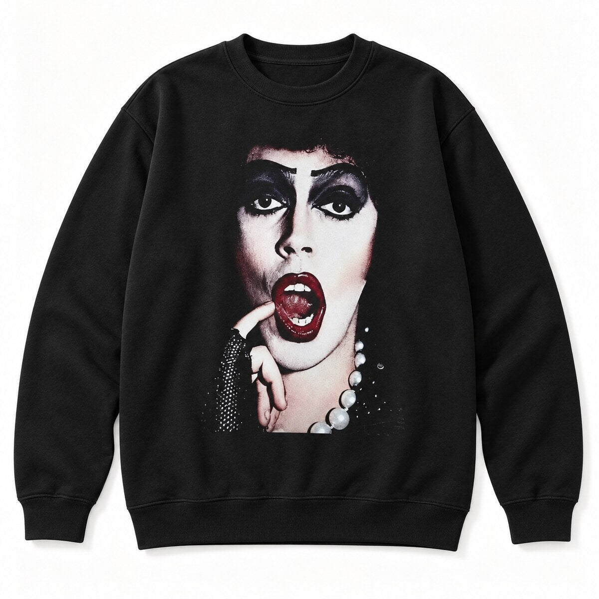 Frank-N-Furter Rocky Horror T-Shirt, Sweatshirt & Hoodie – Cult Classic Horror Musical Graphic, Retro Movie Character Tribute, Halloween Fan Gift