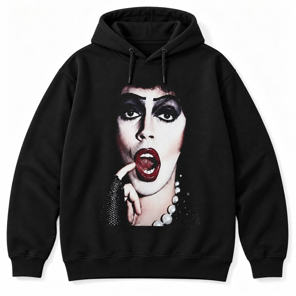 Frank-N-Furter Rocky Horror T-Shirt, Sweatshirt & Hoodie – Cult Classic Horror Musical Graphic, Retro Movie Character Tribute, Halloween Fan Gift