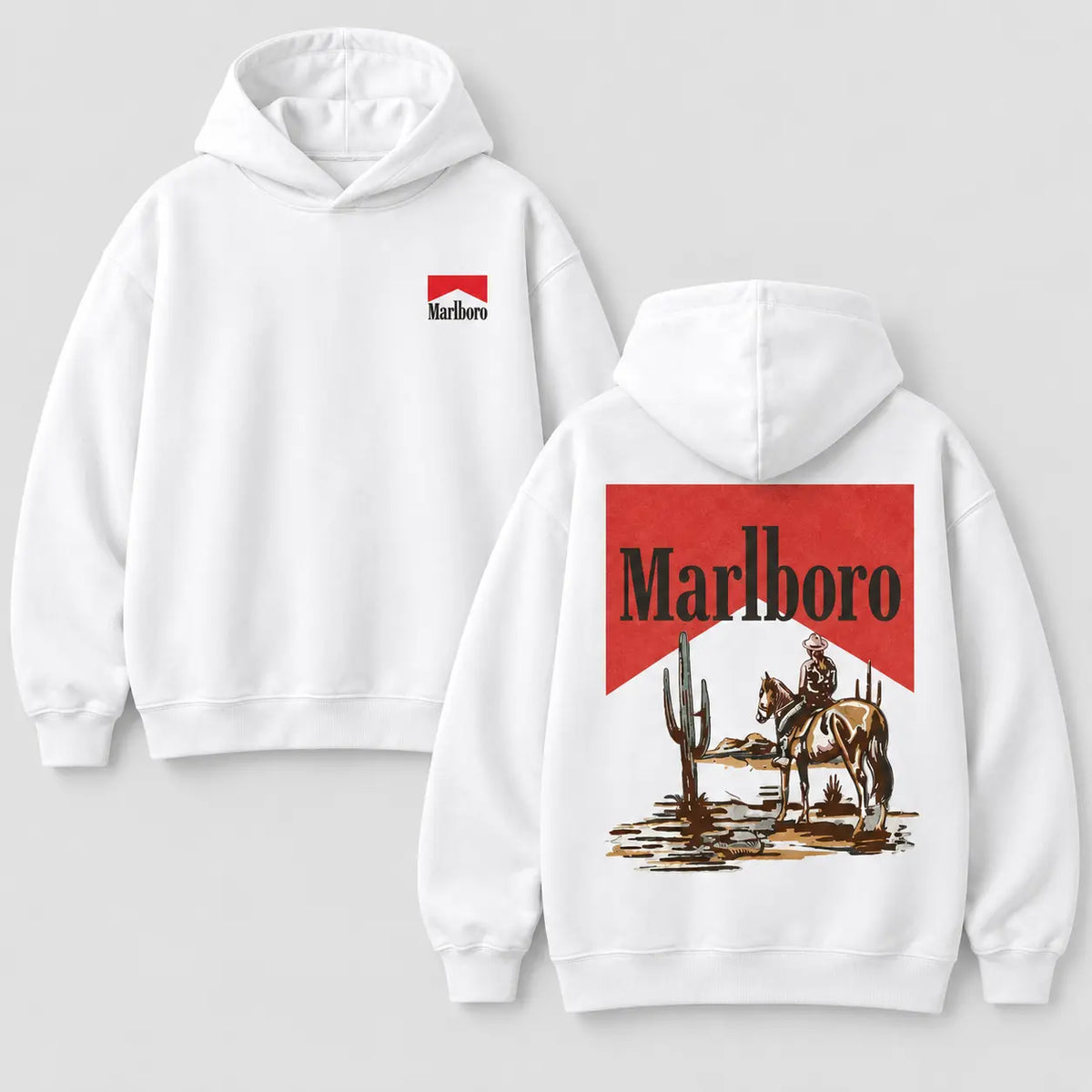 Vintage Western Cowboy Graphic T-Shirt, Sweatshirt & Hoodie – Retro Rodeo Dark Americana Streetwear